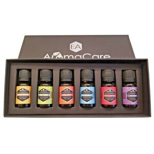 EA Aroma Care Aromatherapy Essential Oils‎ Gift Set, 100% Pure (BLACK) NIB
